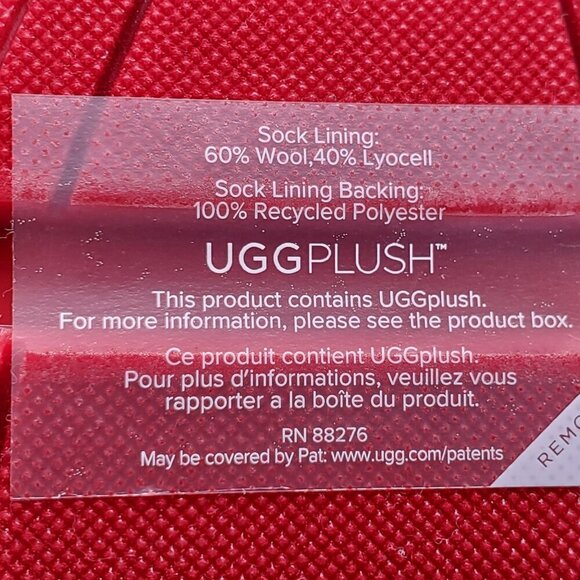 UGG Australia Mens Size 6 Drizlita Mini Ankle Boots Red - Picture 9 of 10